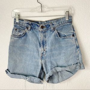 Levi's Vintage High Waist Jean Shorts 26